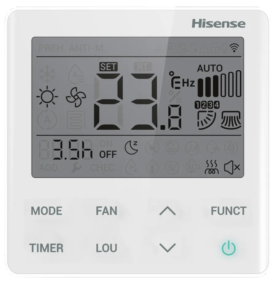 Индивидуальный проводной пульт Hisense YXE-E01U(E)